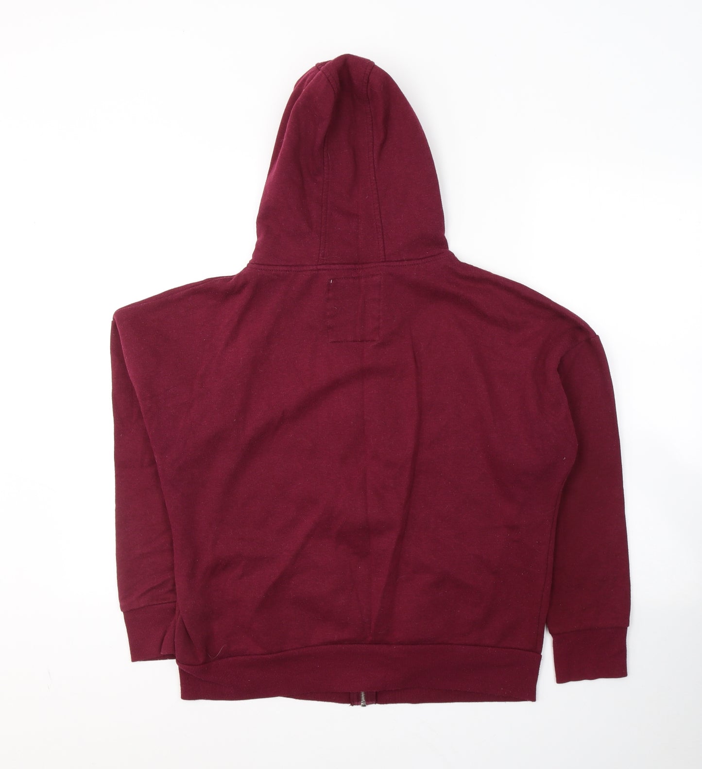 Atmosphere Womens Red  Polyester Full Zip Hoodie Size 14  Zip