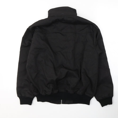 Made in England Mens Black   Jacket  Size S  Zip