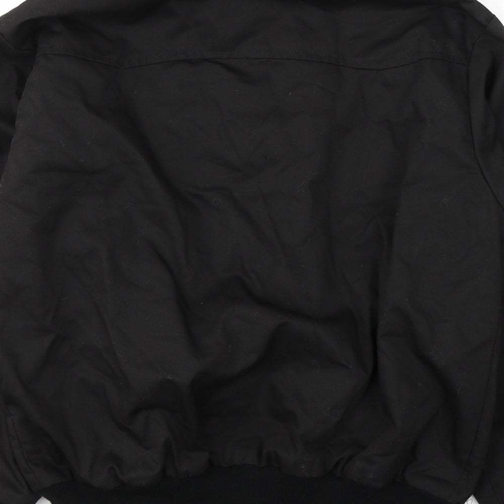 Made in England Mens Black   Jacket  Size S  Zip