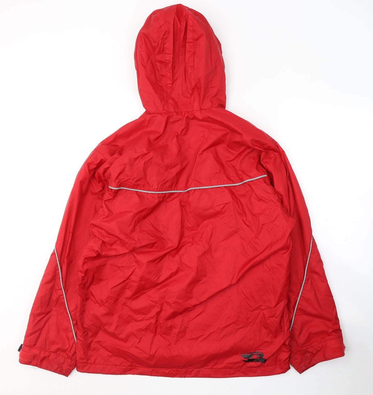 HAWK Womens Red  Polyamide Pullover Hoodie Size 14  Pullover