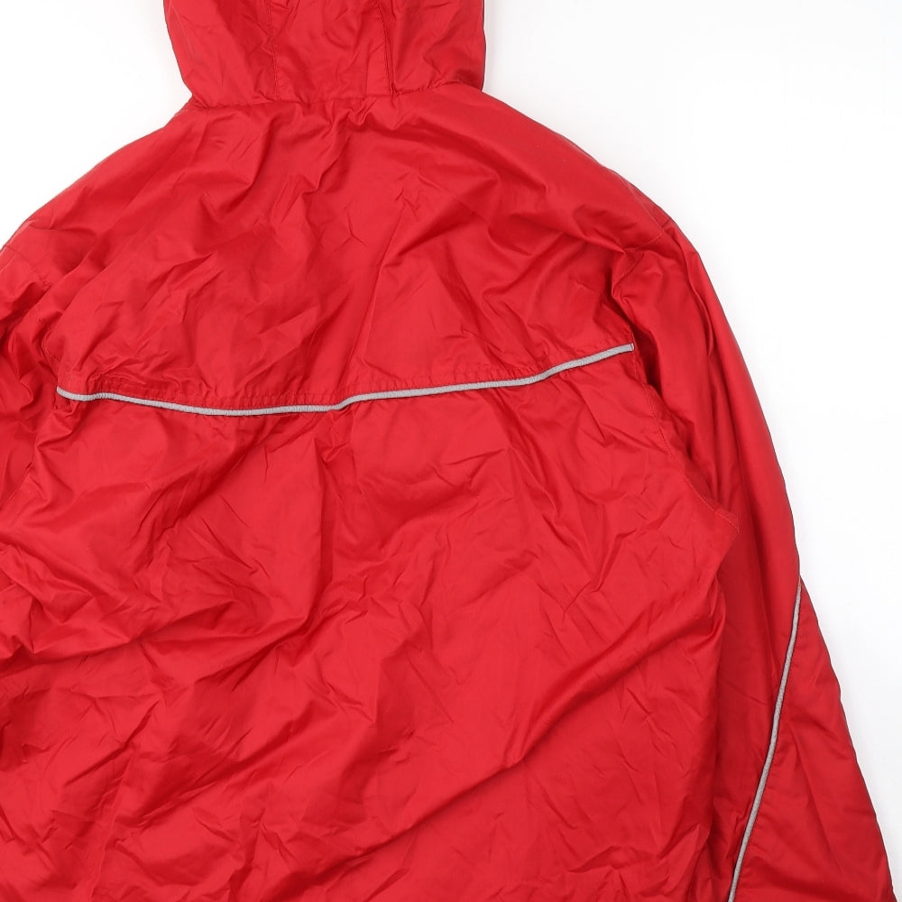 HAWK Womens Red  Polyamide Pullover Hoodie Size 14  Pullover