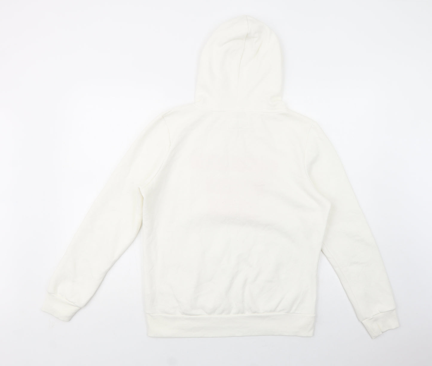 Primark Womens White  Polyester Pullover Hoodie Size 14  Pullover - She Who Dares