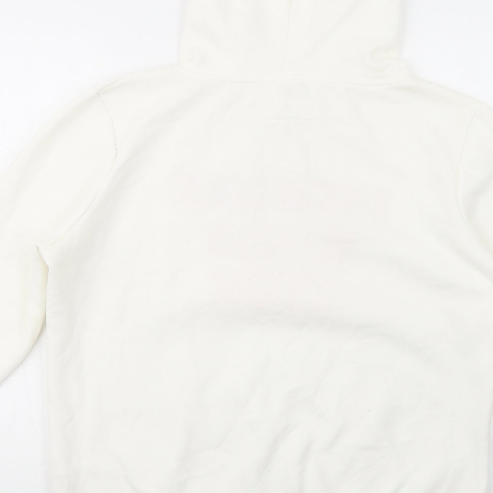 Primark Womens White  Polyester Pullover Hoodie Size 14  Pullover - She Who Dares