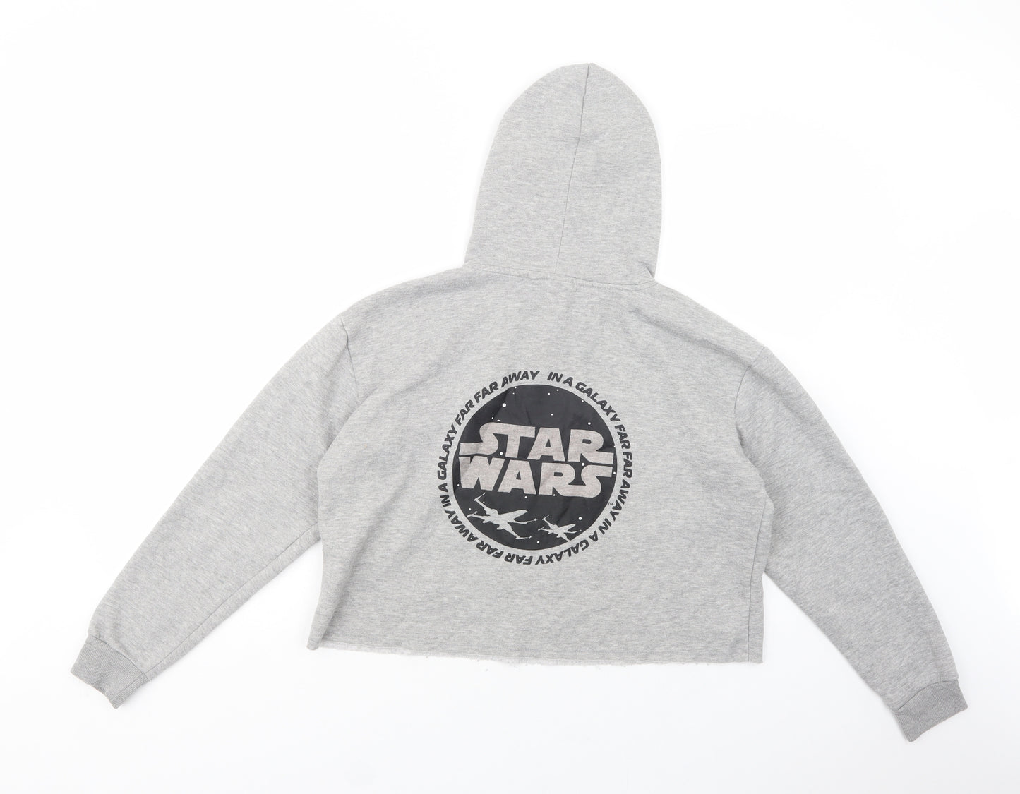 Primark Womens Grey  Polyester Pullover Hoodie Size M  Pullover - Star Wars