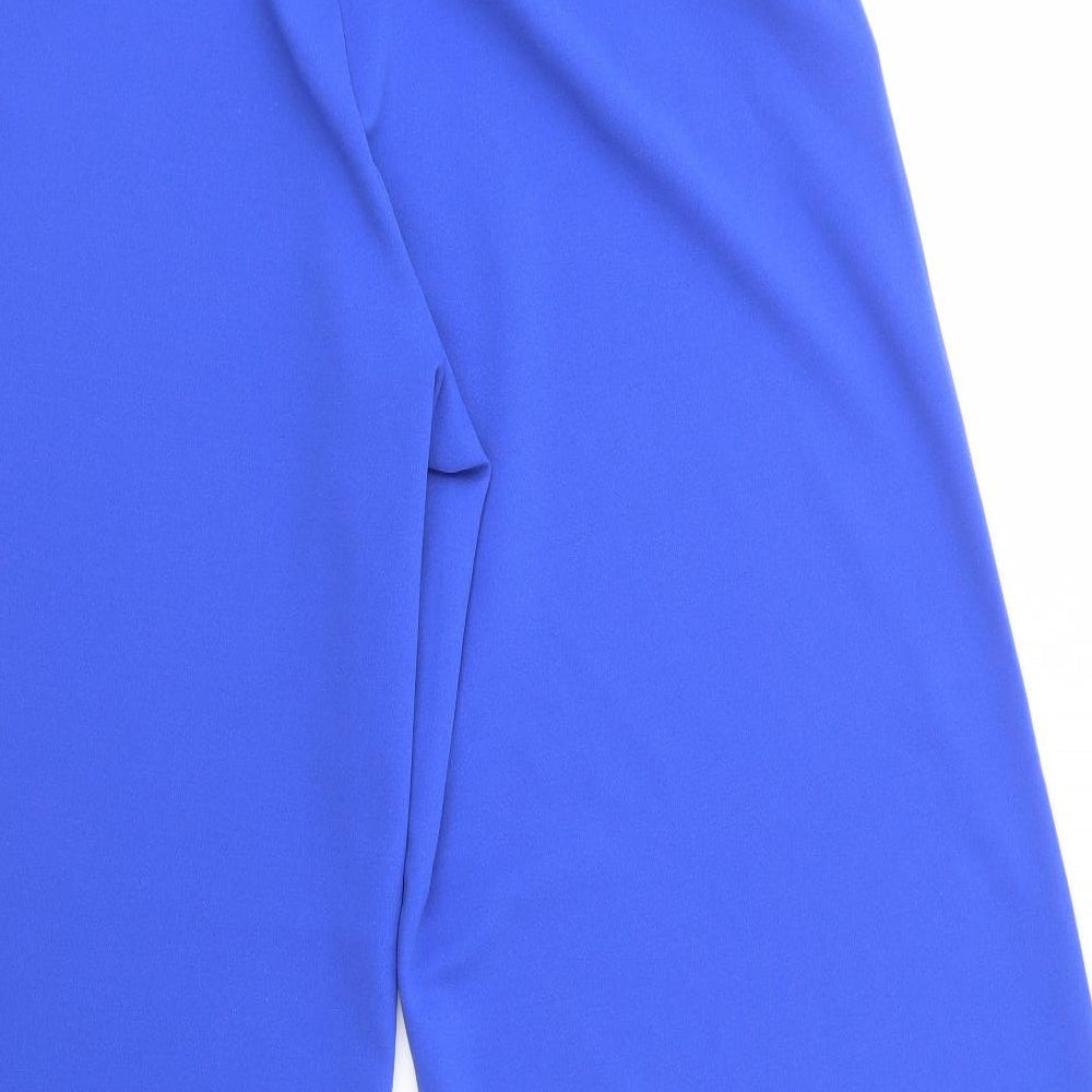 JDY Womens Blue  Polyester Trousers  Size 2XL L30 in Regular