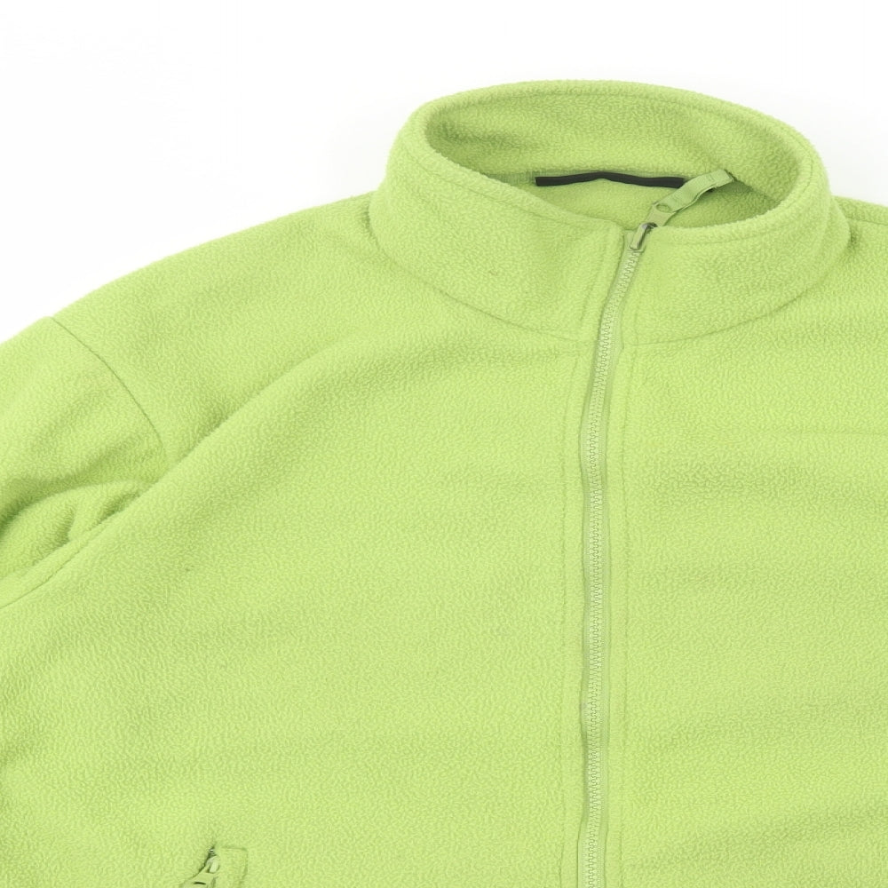 Mountain L Womens Green  Polyester Full Zip Sweatshirt Size 18  Zip