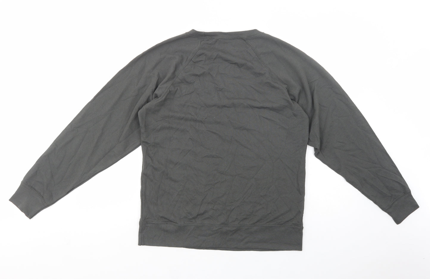 Fruit of the Loom Mens Grey  Cotton Pullover Sweatshirt Size XL