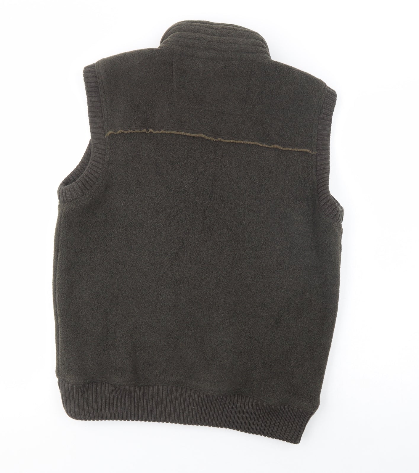 Marks and Spencer Mens Green   Gilet Waistcoat Size M  Zip