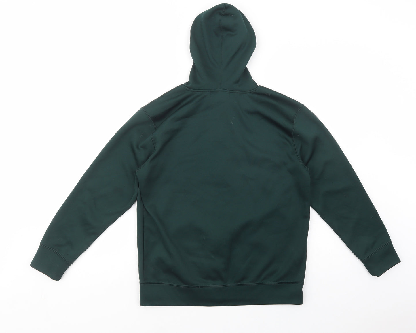 Know Wear Womens Green  Polyester Full Zip Hoodie Size M  Zip