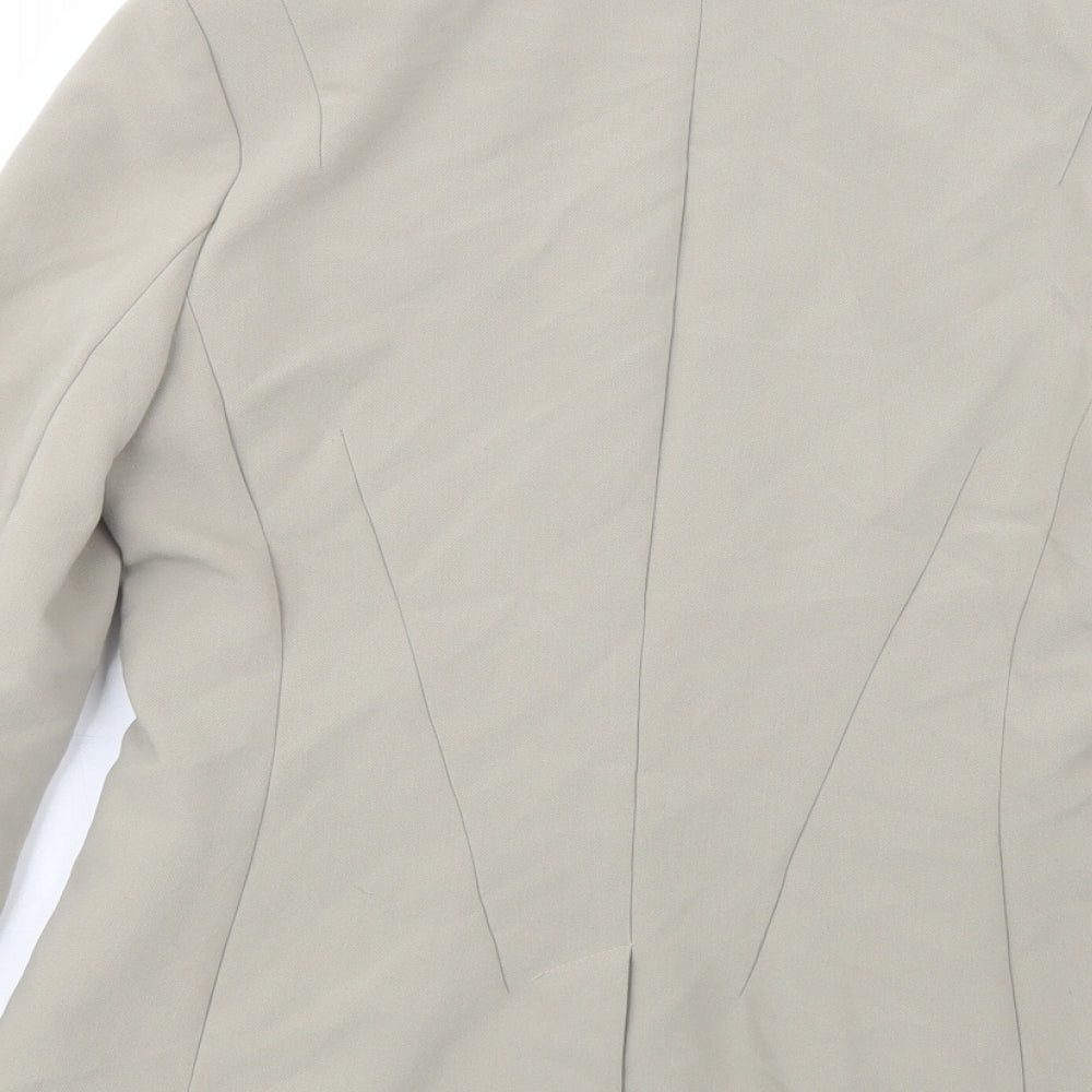 Very Womens Beige   Jacket Blazer Size 10  Button