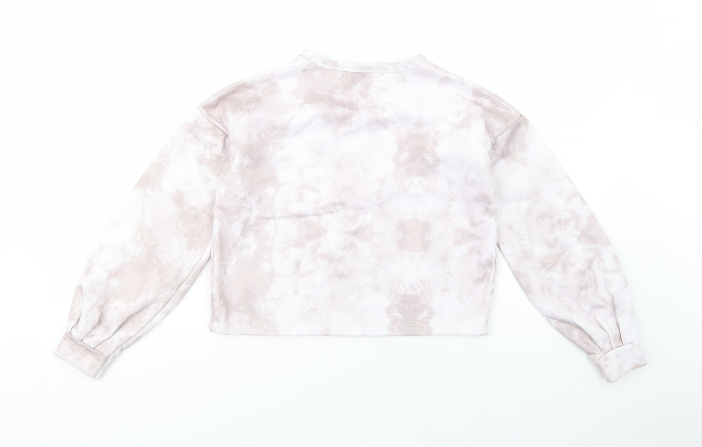 Primark Girls Pink  Polyester Pullover Sweatshirt Size 10-11 Years  Pullover - Tie Dye