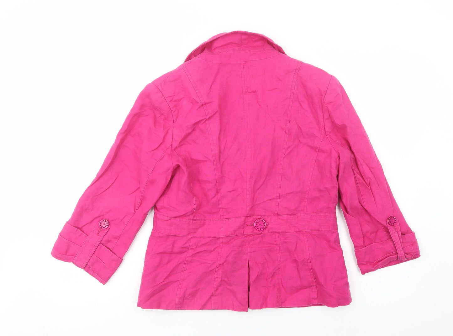 Per Una Womens Pink   Jacket Blazer Size 14  Button