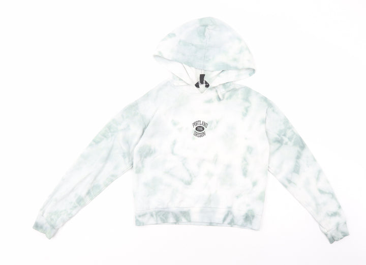 New Look Girls Green Polyester Pullover Hoodie Size 12-13 Years Pullover - Portland