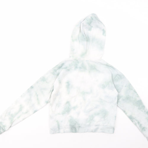 New Look Girls Green  Polyester Pullover Hoodie Size 12-13 Years  Pullover - Portland