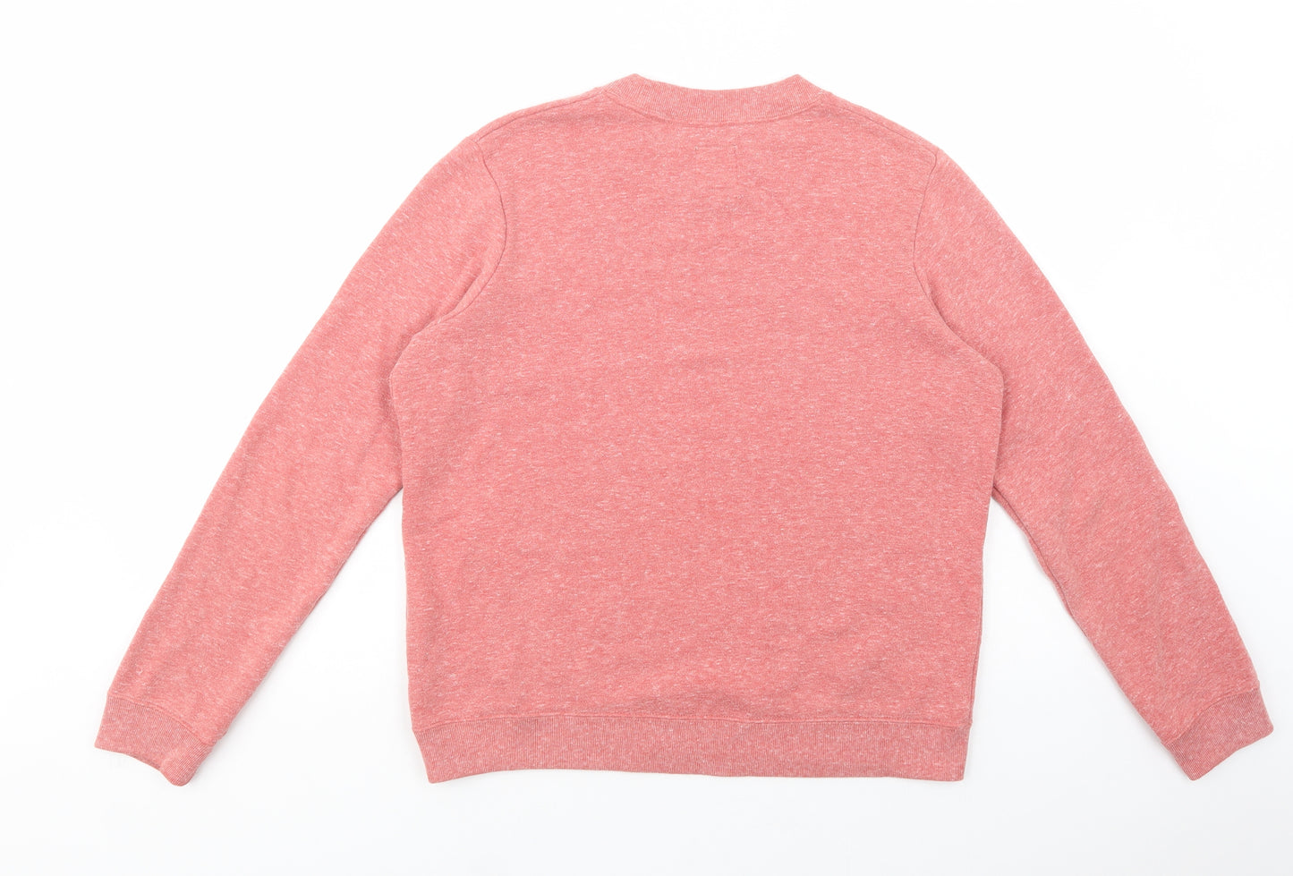 Jack Wills Womens Pink  Polyester Pullover Sweatshirt Size 12  Pullover
