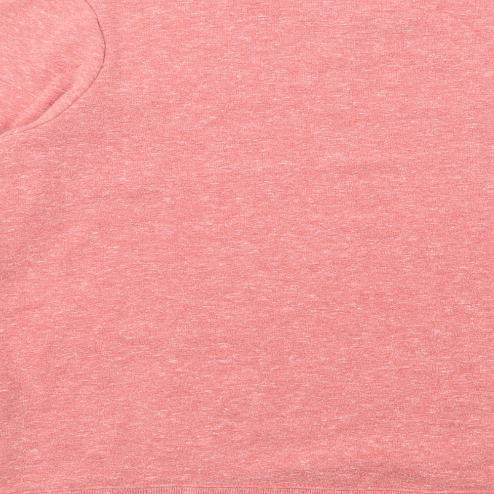 Jack Wills Womens Pink  Polyester Pullover Sweatshirt Size 12  Pullover