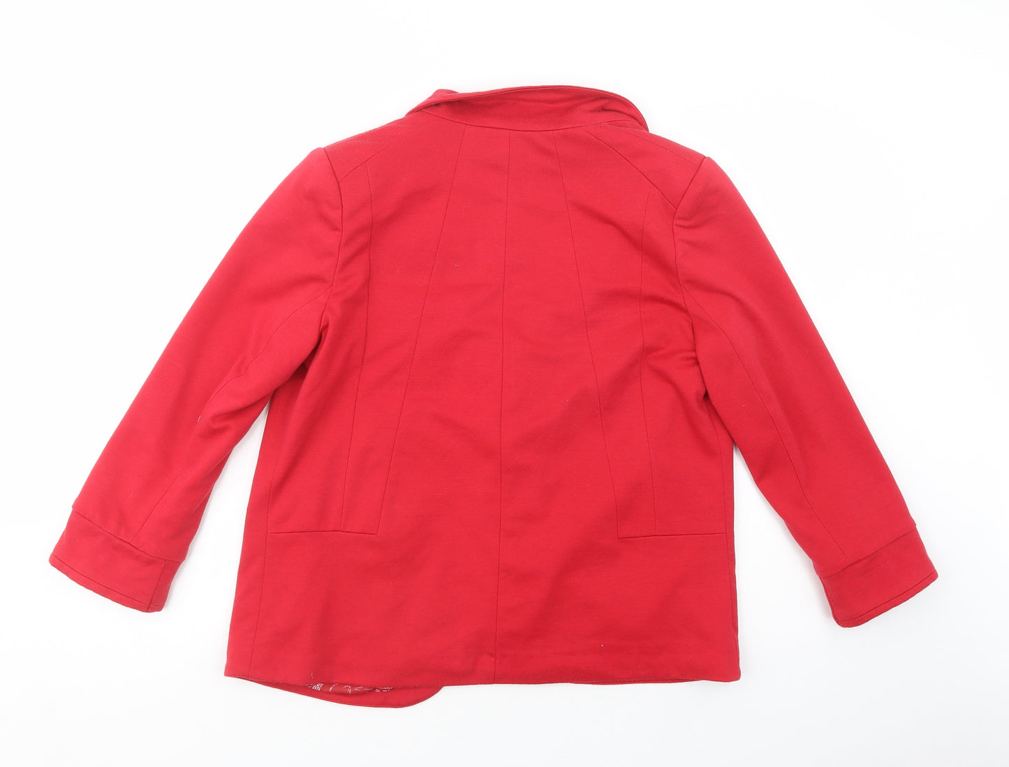 Wallis Womens Red   Jacket Blazer Size 14