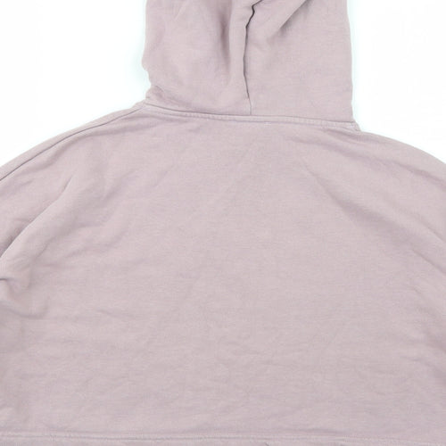 NA-KD Womens Pink  Cotton Pullover Hoodie Size S  Pullover