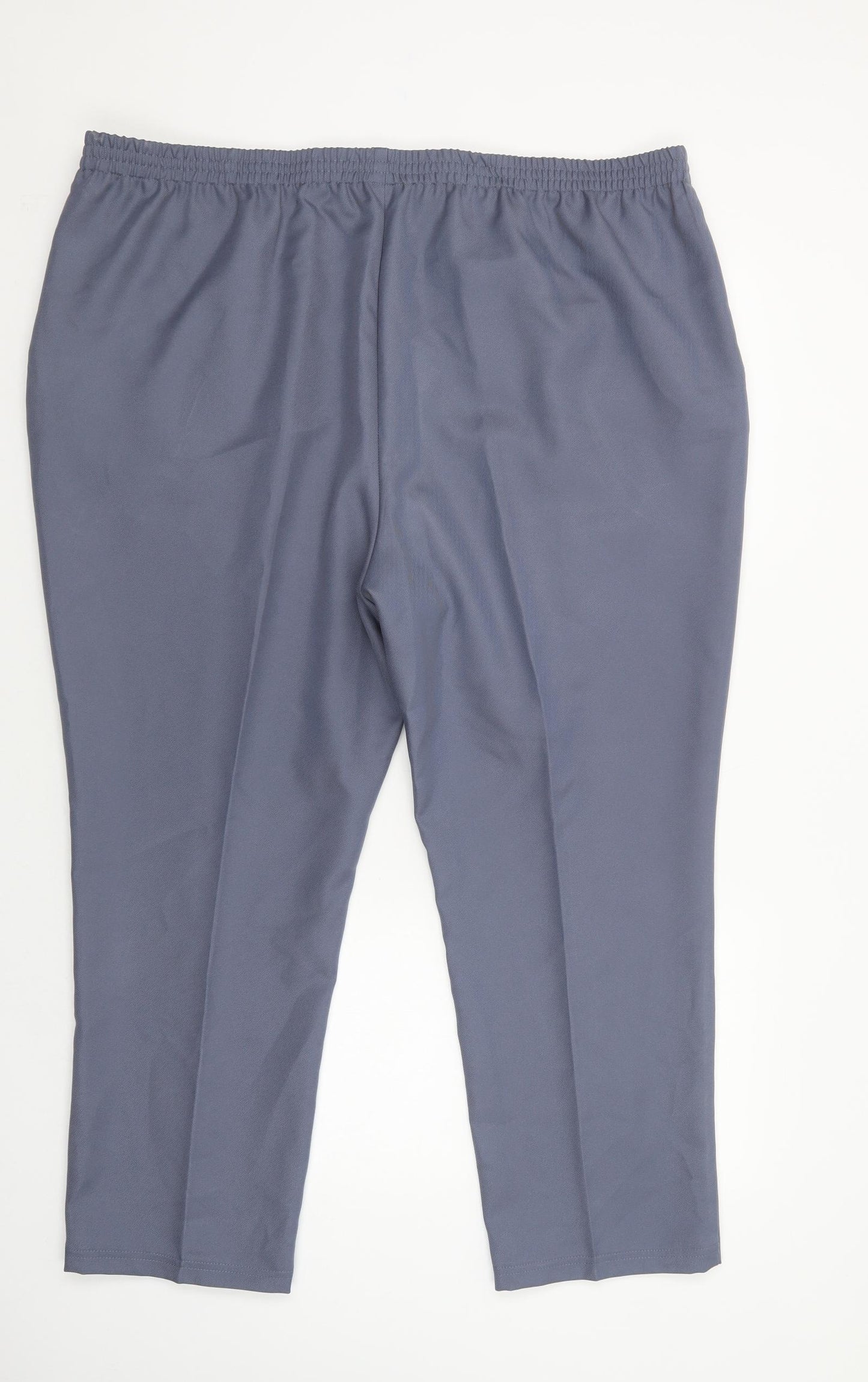 Damart Womens Blue  Polyester Dress Pants Trousers Size 26 L29 in Regular