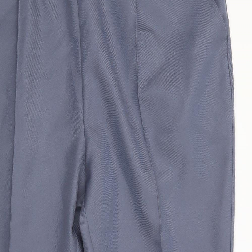 Damart Womens Blue  Polyester Dress Pants Trousers Size 26 L29 in Regular