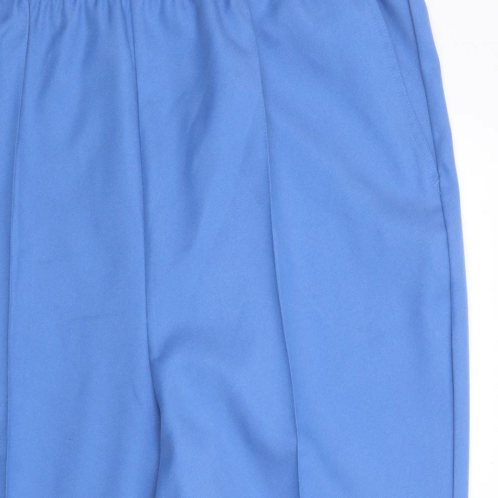 Damart Womens Blue  Polyester Dress Pants Trousers Size 26 L29 in Regular