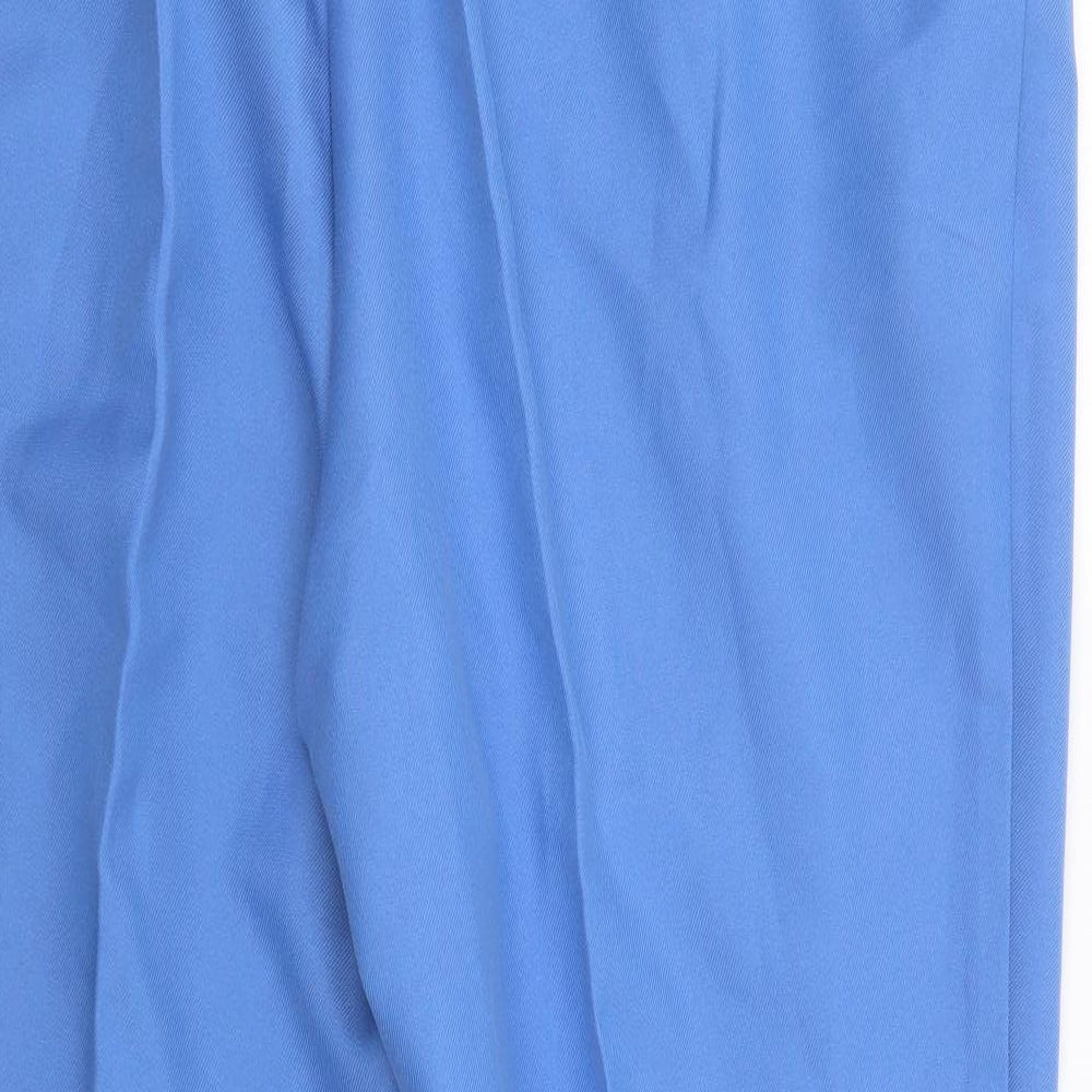 Damart Womens Blue  Polyester Dress Pants Trousers Size 26 L29 in Regular