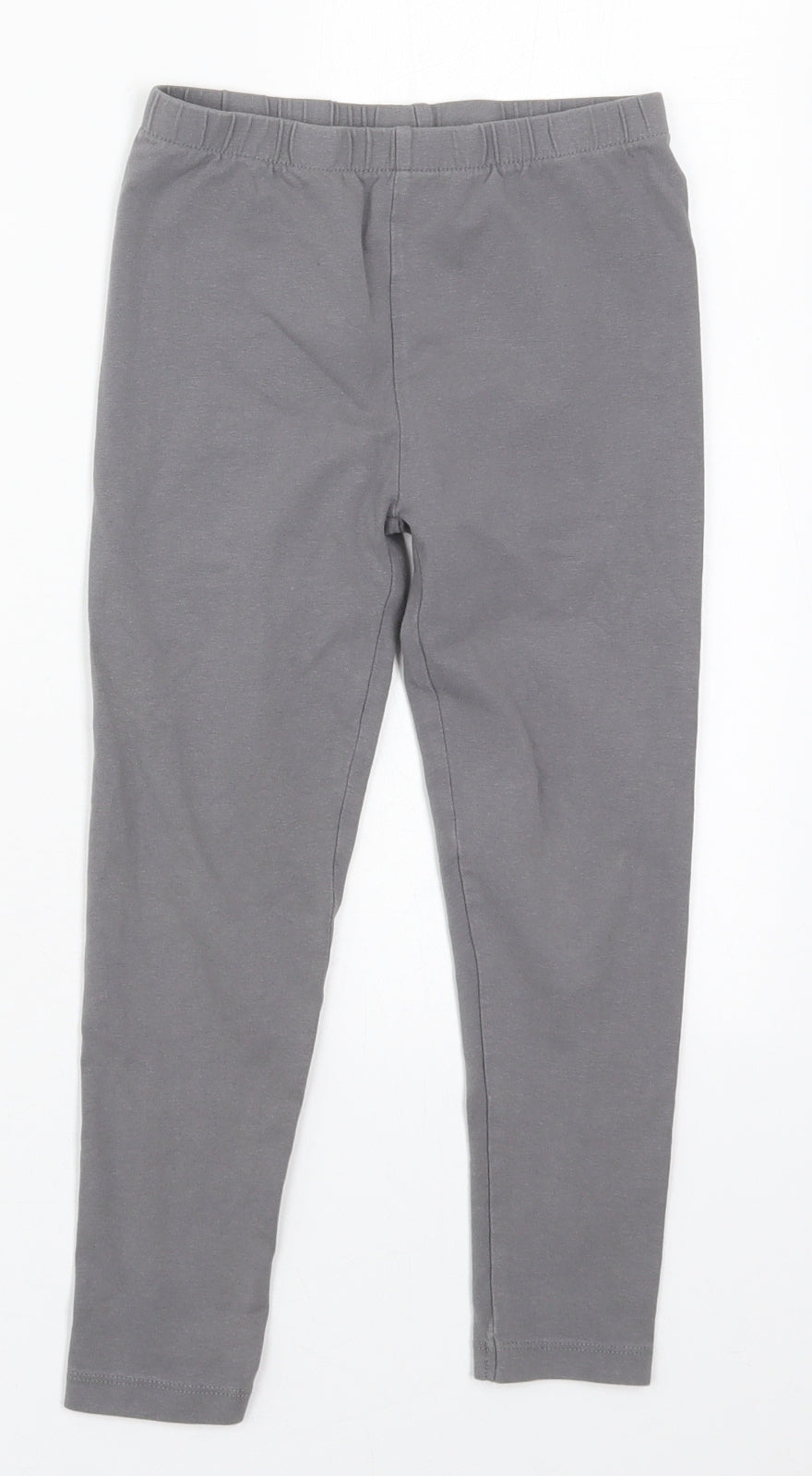 TU Girls Grey  Cotton Carrot Trousers Size 5-6 Years  Regular