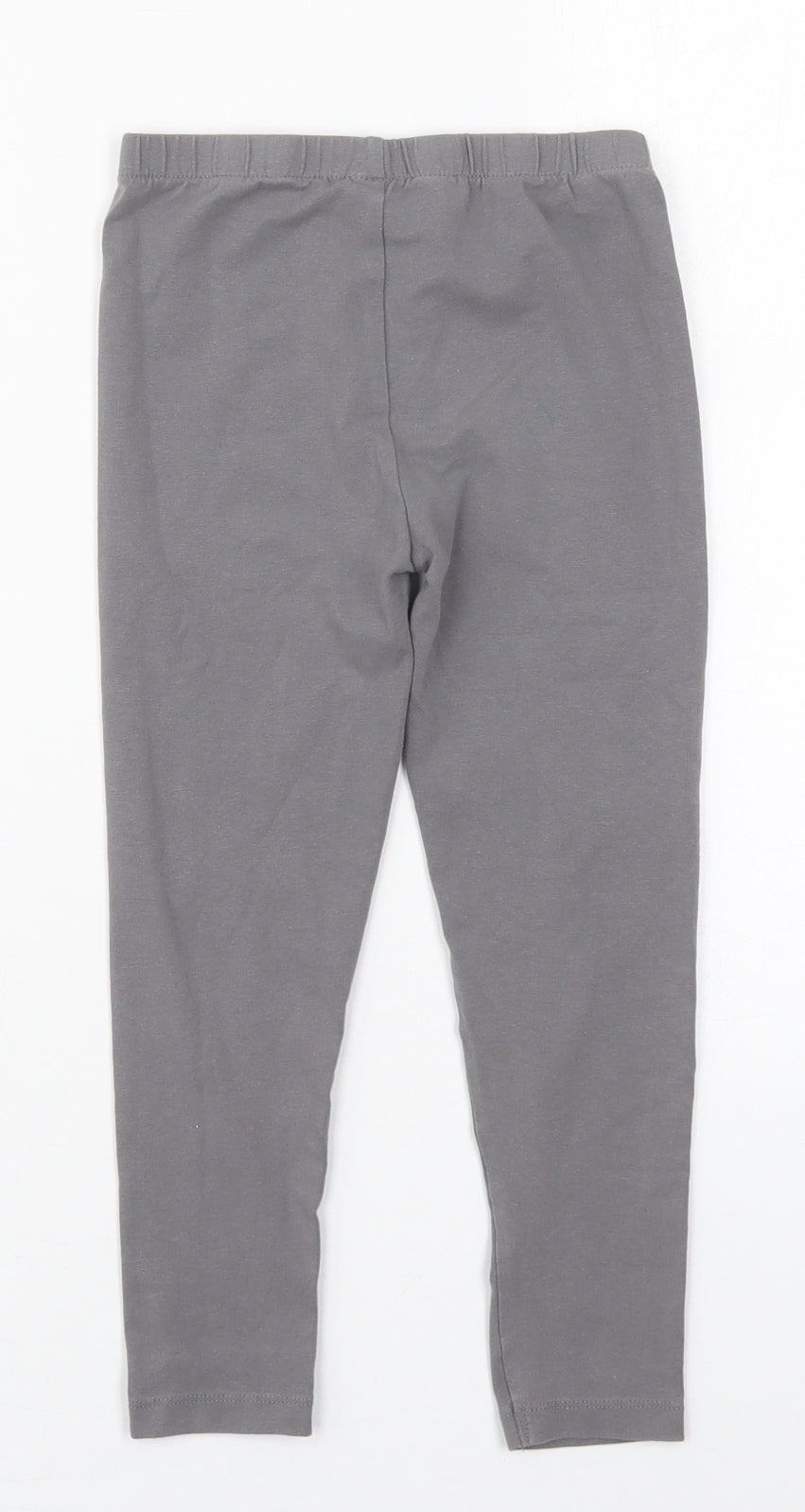 TU Girls Grey  Cotton Carrot Trousers Size 5-6 Years  Regular