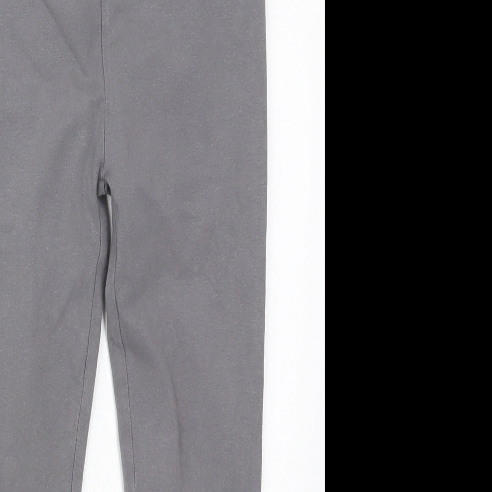 TU Girls Grey  Cotton Carrot Trousers Size 5-6 Years  Regular