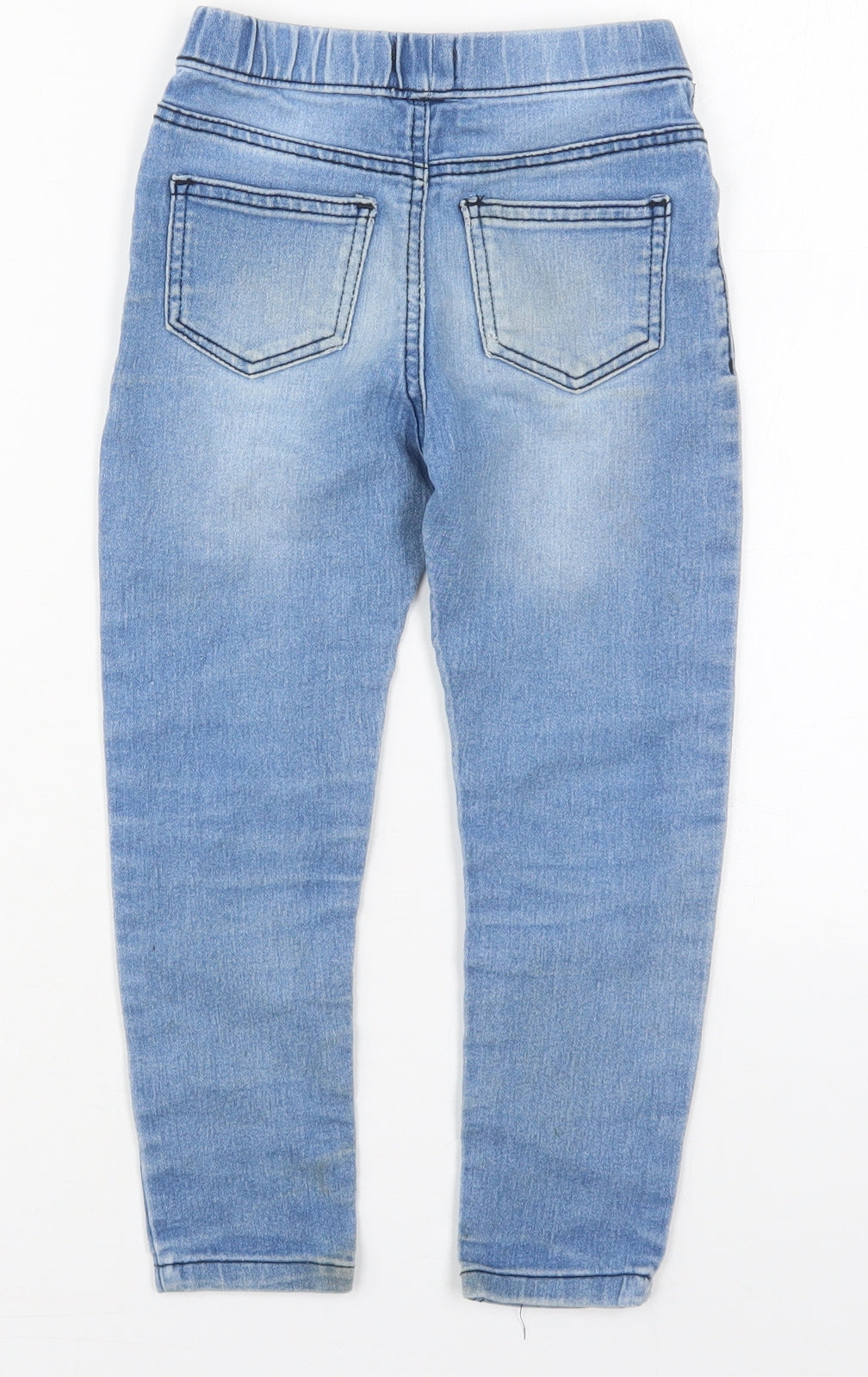 Studio Girls Blue  Cotton Jegging Jeans Size 5-6 Years  Regular