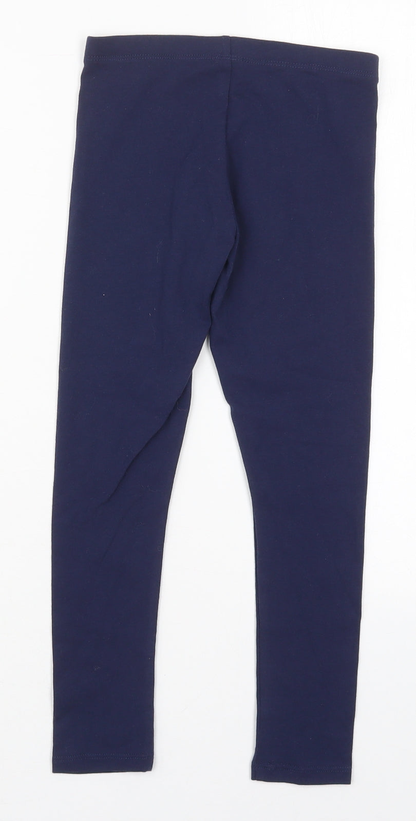 F&F Girls Blue  Cotton Carrot Trousers Size 6-7 Years  Regular