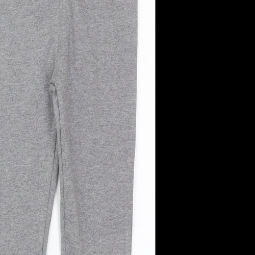 Reebok Girls Grey  Cotton Sweatpants Trousers Size 7-8 Years  Regular
