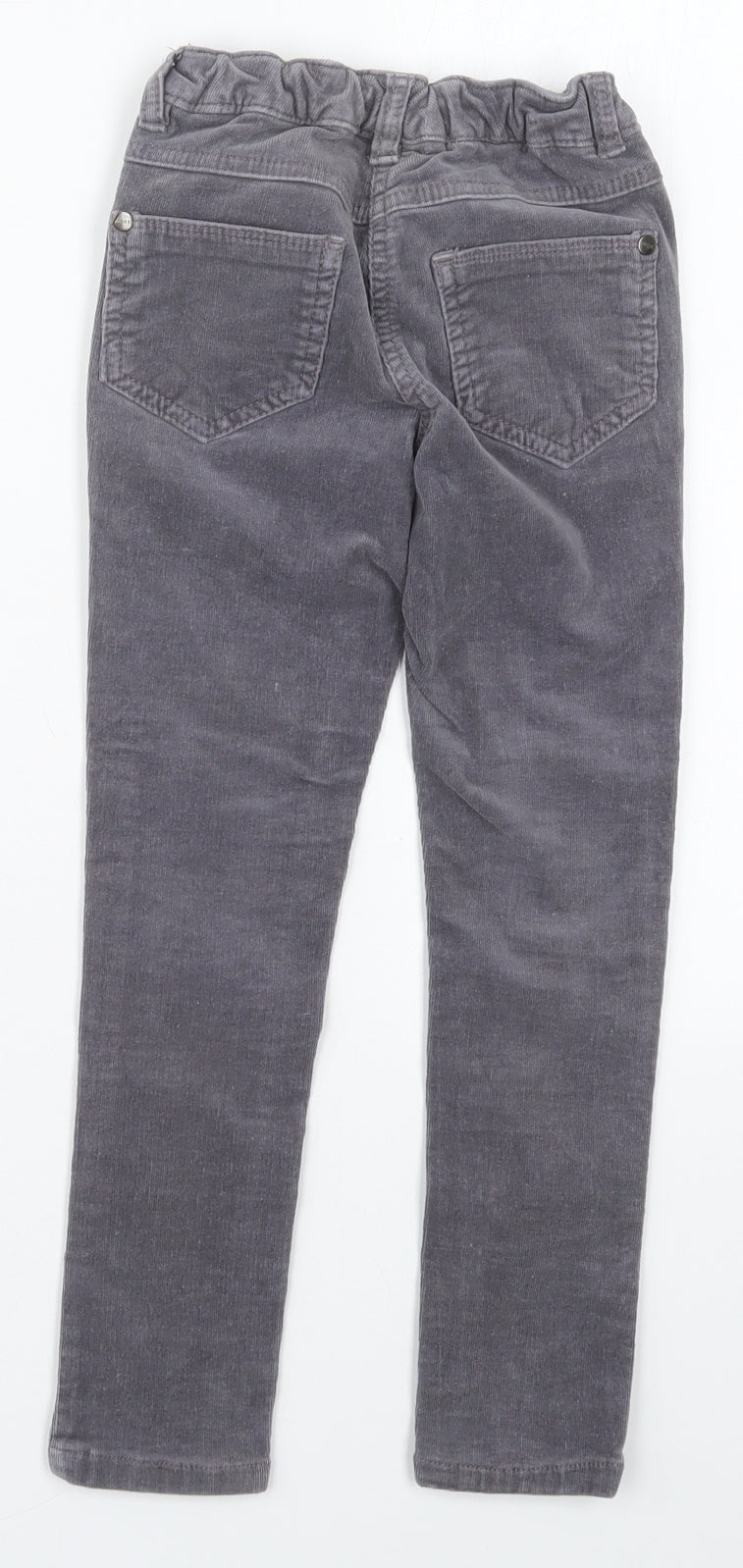 NEXT Girls Grey  Cotton Capri Trousers Size 7 Years  Regular Button