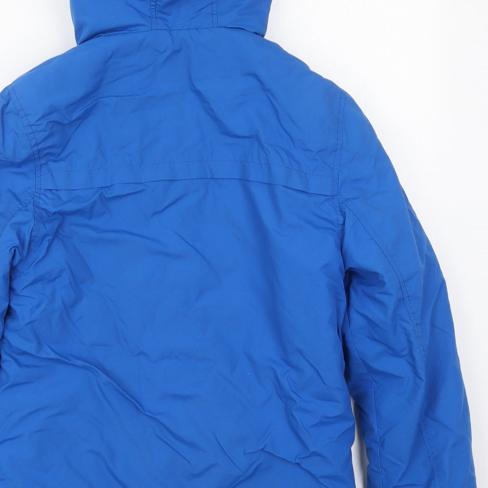 NEXT Boys Blue   Basic Coat Coat Size 7 Years  Zip