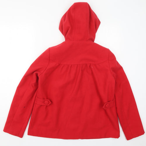 George Womens Red   Pea Coat Coat Size 12  Button