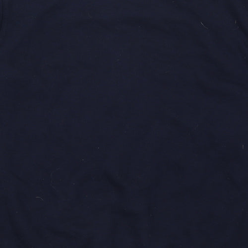 Uneek Mens Blue  Cotton Pullover Sweatshirt Size XL