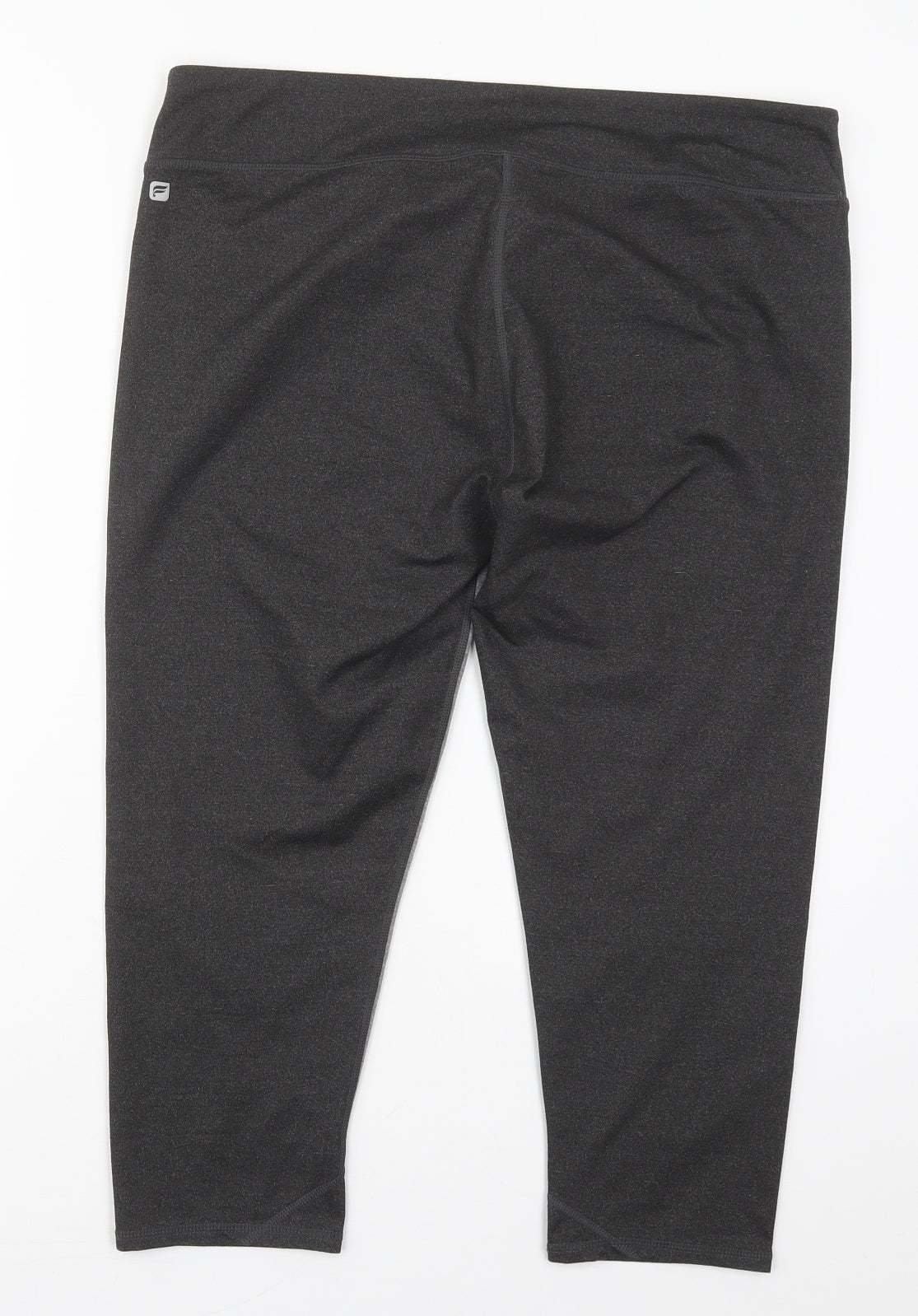 Fabletics Womens Grey  Polyester Cropped Leggings Size 36 in L21 in Regular