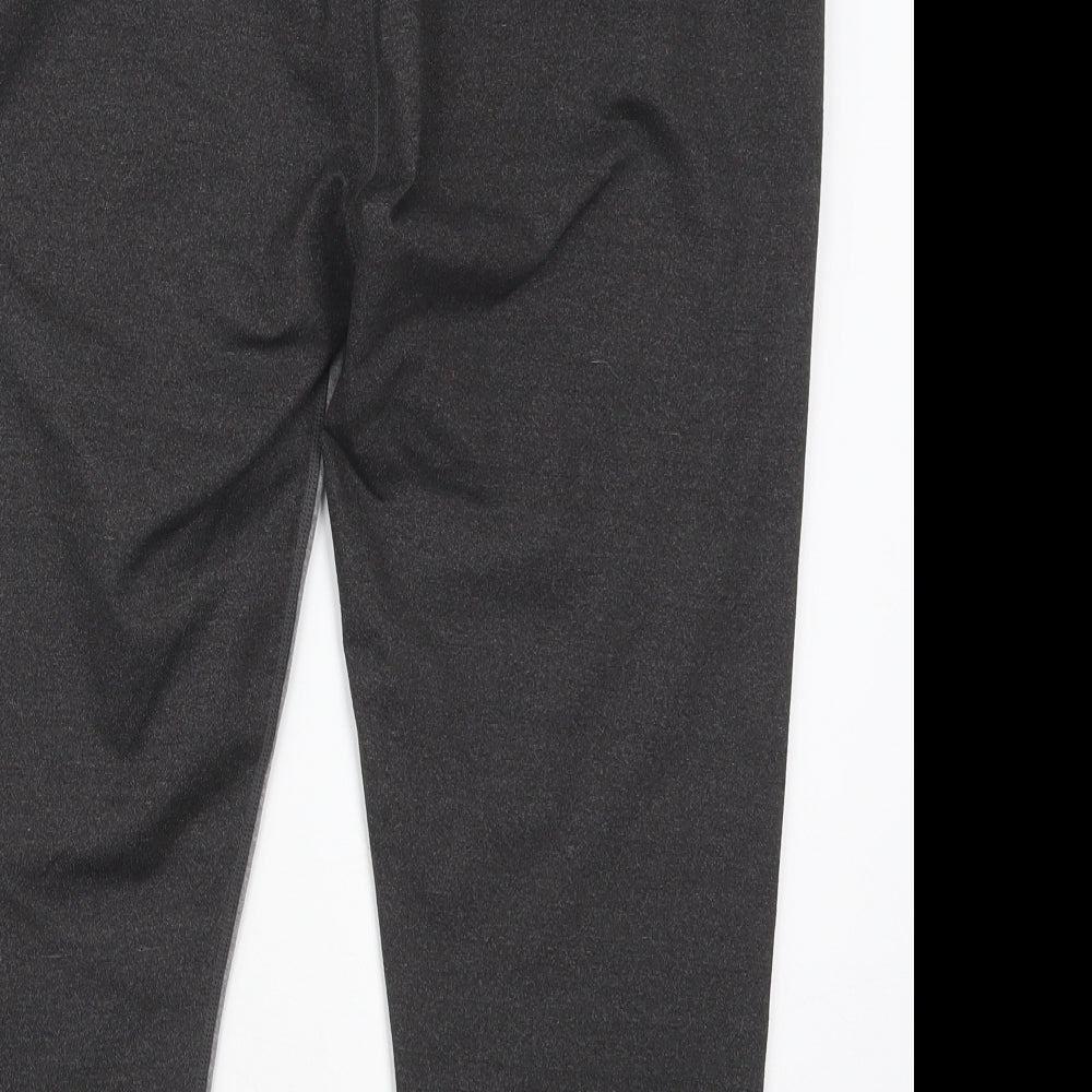 Fabletics Womens Grey  Polyester Cropped Leggings Size 36 in L21 in Regular