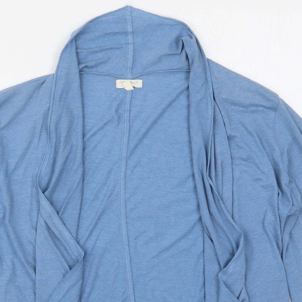 New Look Womens Blue V-Neck  Cotton Cardigan Jumper Size 18