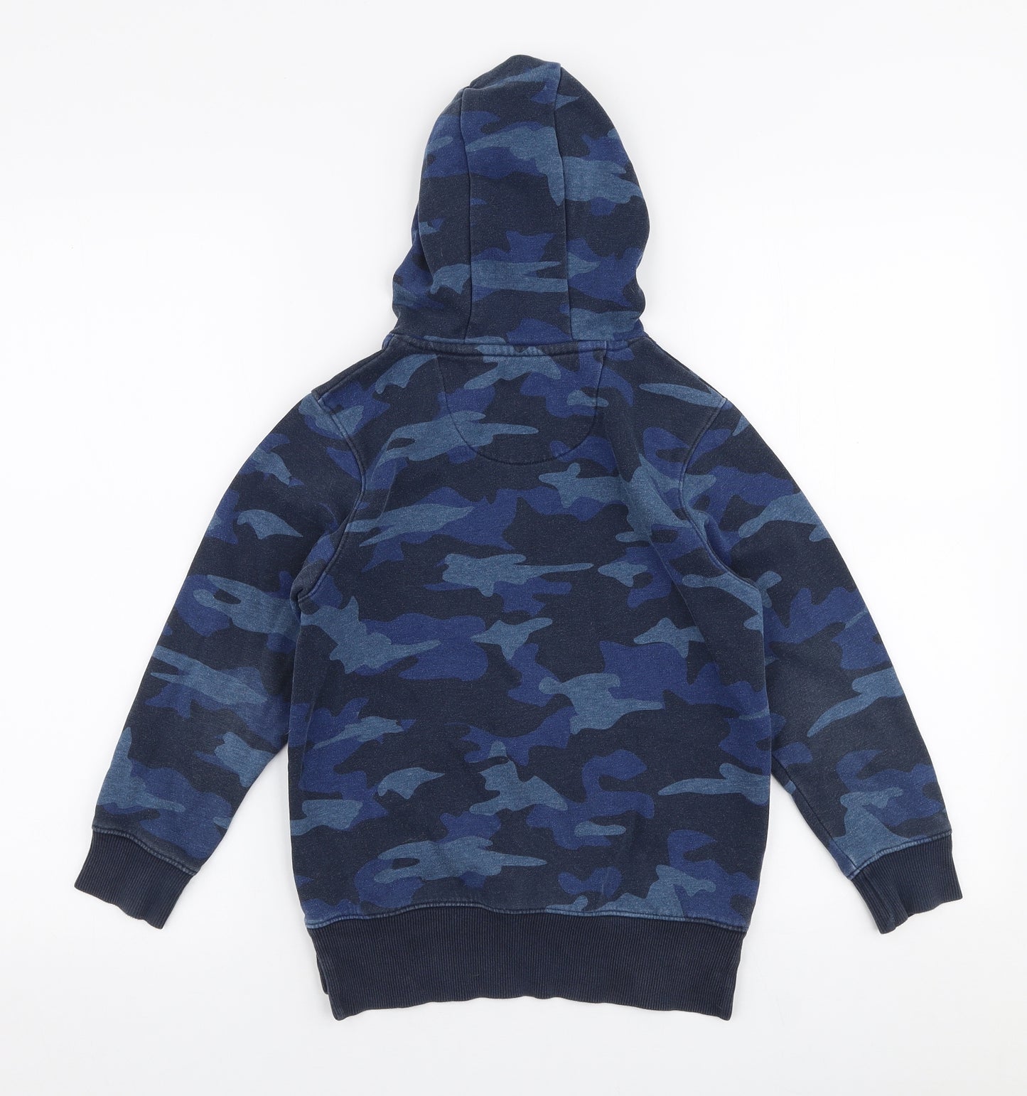 Matalan Boys Black Camouflage Cotton Pullover Hoodie Size 8 Years  Pullover