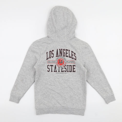 George Boys Grey  Cotton Pullover Hoodie Size 7-8 Years  Pullover - Los angeles