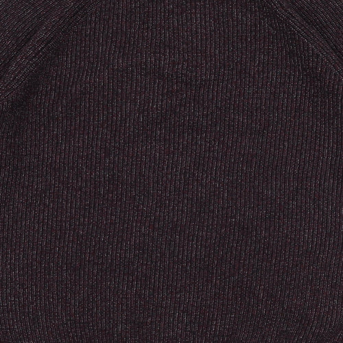Marks and Spencer Mens Purple High Neck  Polyamide Pullover Jumper Size 2XL