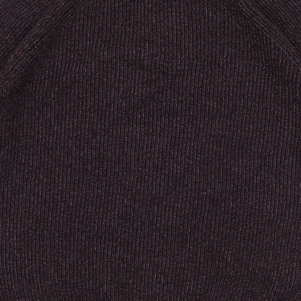 Marks and Spencer Mens Purple High Neck  Polyamide Pullover Jumper Size 2XL