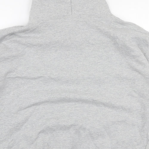 Cameo Rose Mens Grey  Cotton Pullover Hoodie Size S   - Skull