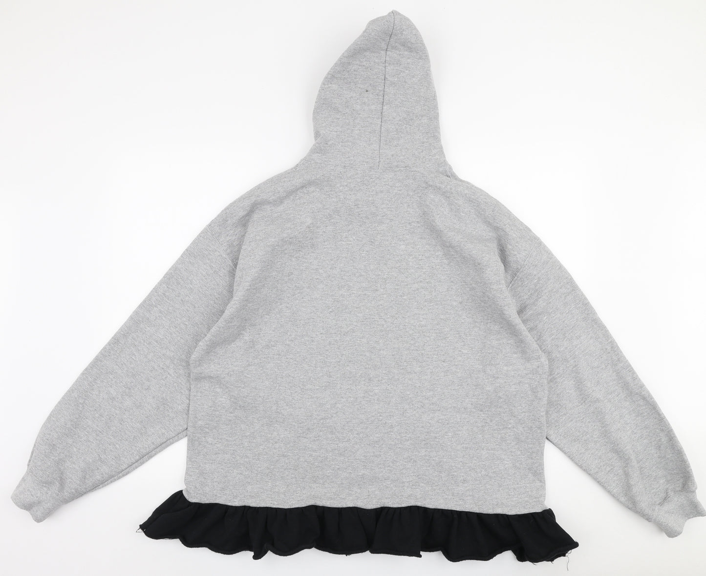 Milk It Womens Grey  Cotton Pullover Hoodie Size M  Pullover