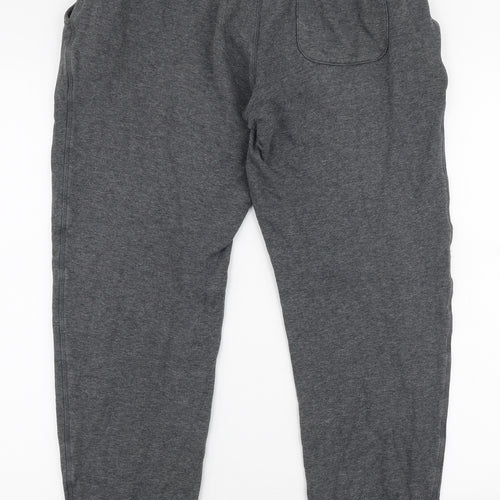 F&F Mens Grey  Cotton Jogger Trousers Size M L27 in Slim Drawstring