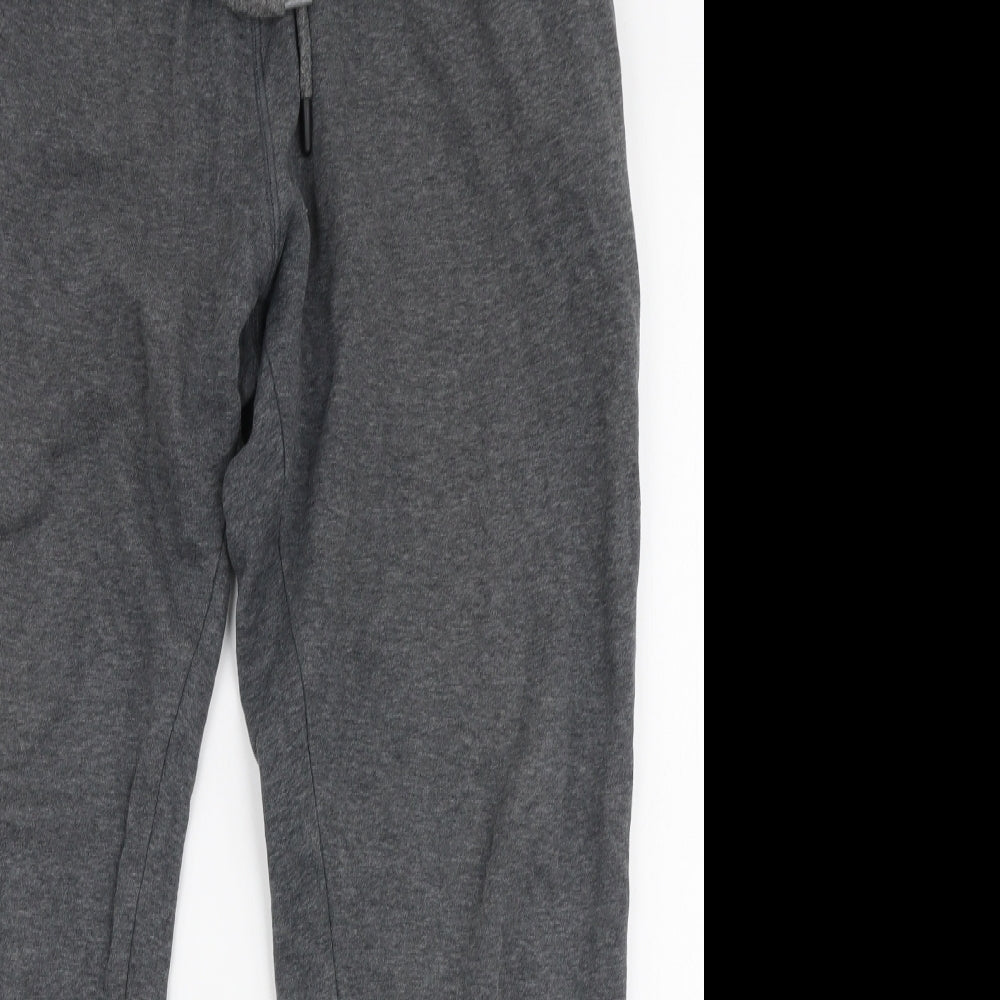 F&F Mens Grey  Cotton Jogger Trousers Size M L27 in Slim Drawstring