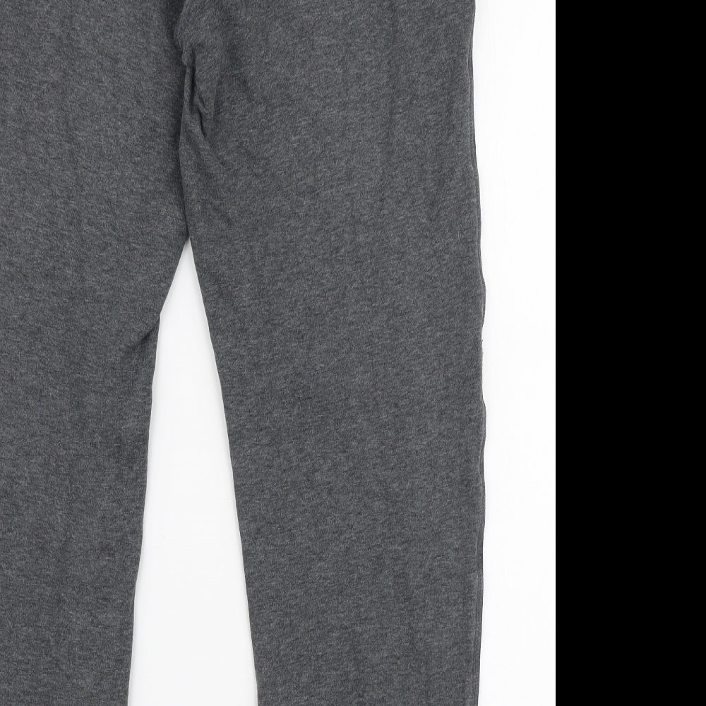 F&F Mens Grey  Cotton Jogger Trousers Size M L27 in Slim Drawstring