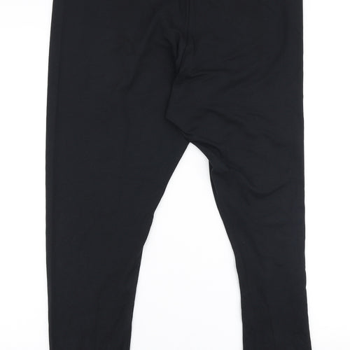 F&F Womens Black  Cotton Capri Leggings Size 22 L27 in   - Skeleton Halloween