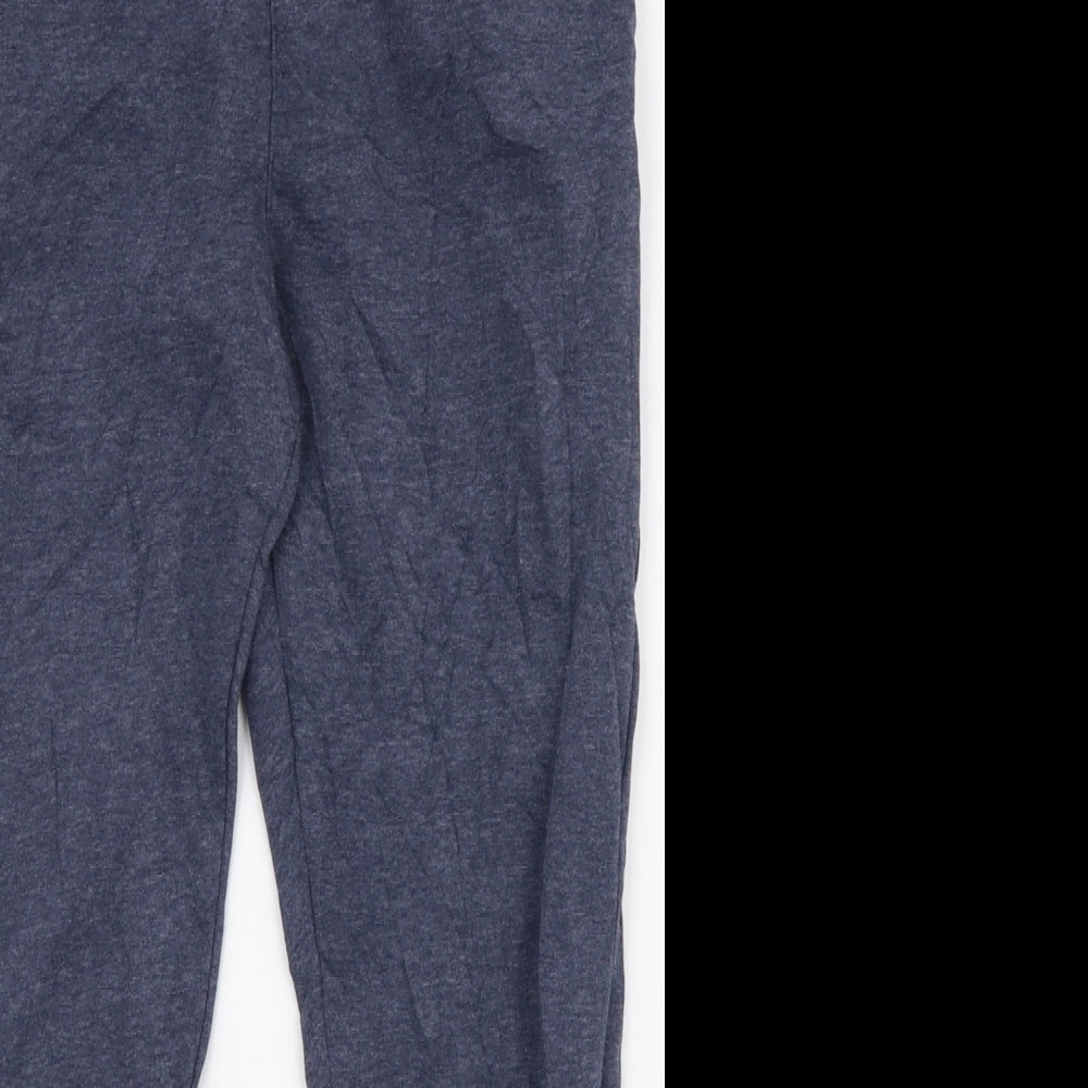 George Boys Blue  Cotton Jogger Trousers Size 9-10 Years  Slim Drawstring